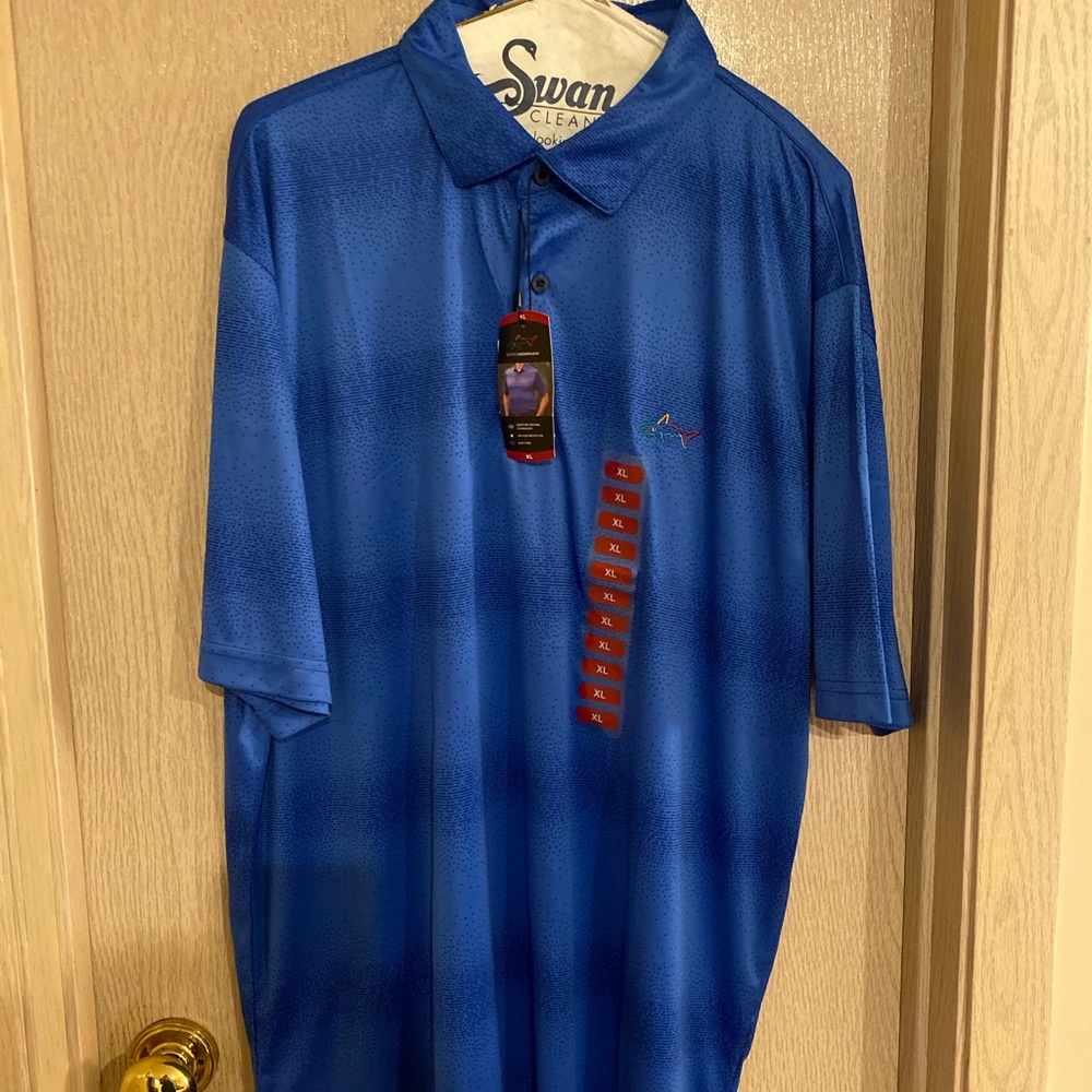 GREG NORMAN MENS GOLF SHIRT